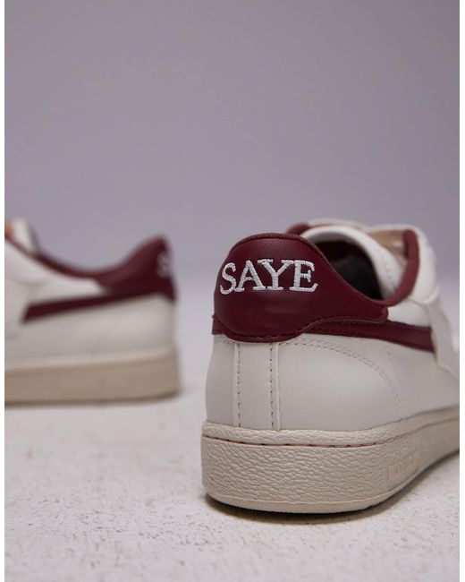 SAYE Red Unisex Modelo '89 Sneakers