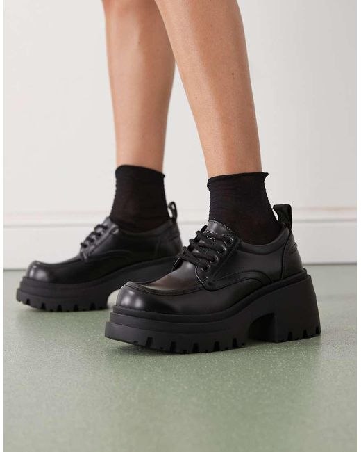 Zapatos Negros Con Cordones Bravr De Buffalo de color Black