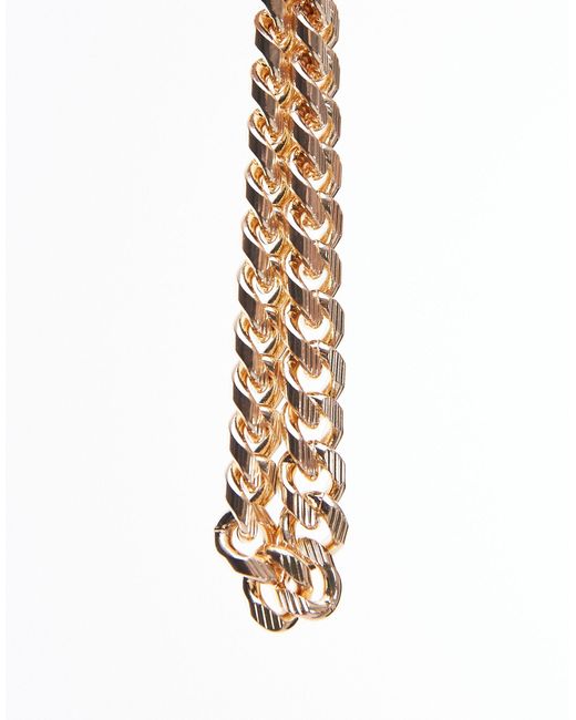 TOPSHOP Multicolor Noah T-bar Curb Chain Necklace