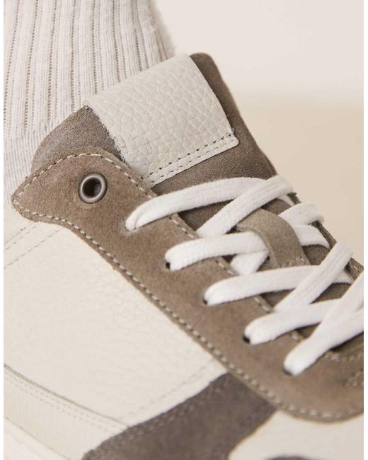ASOS Natural Panelled Trainers for men