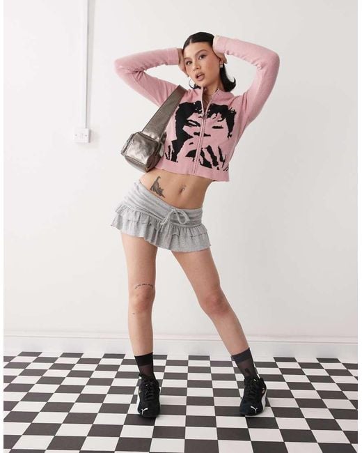 【NONCODE】Bute frill cardigan + frill mini skirt set Bute frill cardigan + frill mini skirt set - NONCODE | 60