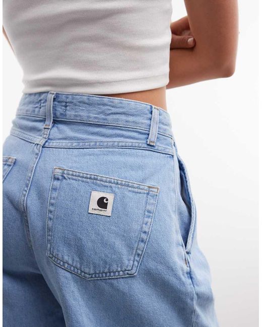 Carhartt Blue Alta Loose Fit Shorts