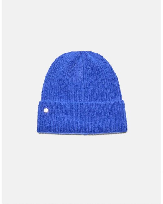 Stradivarius Blue – gerippte kappe
