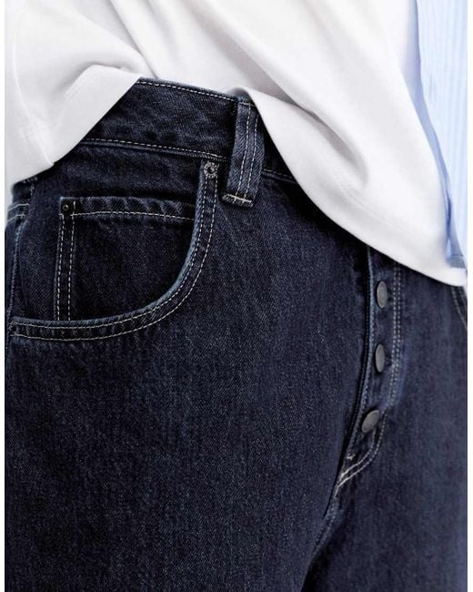 Pull&Bear White Skater Jeans for men