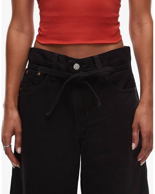 Levi's White Xl Wide Leg Culotte Jeans
