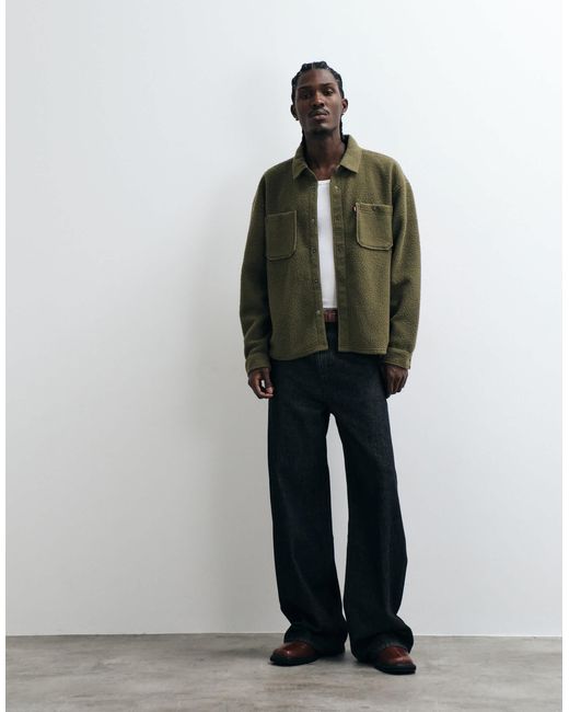 Levi's Borg-hemd in Green für Herren