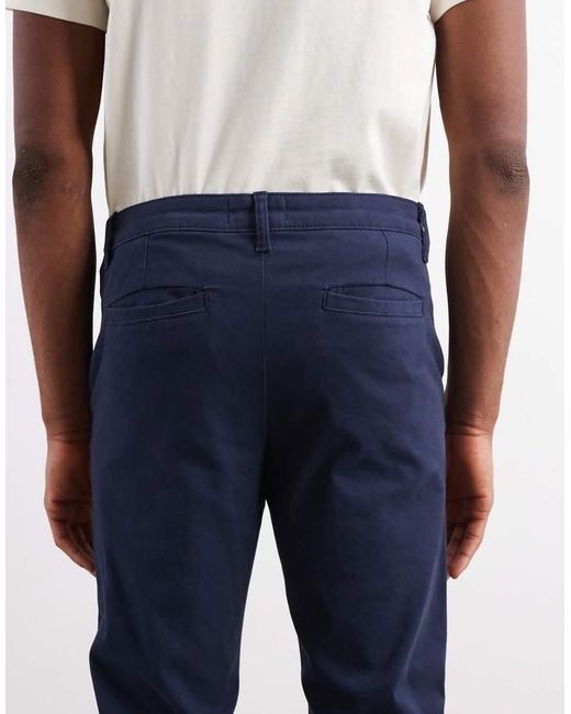 ASOS Blue Slim Chinos for men