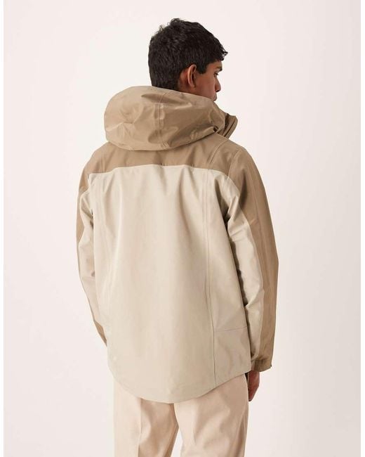 Chaqueta Cortavientos Técnica Con Diseño Color Block De -Neutro Calvin Klein de hombre de color Natural