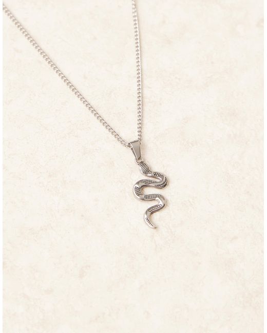 Collier en acier inoxydable étanche avec pendentif collier ASOS pour homme en coloris Natural