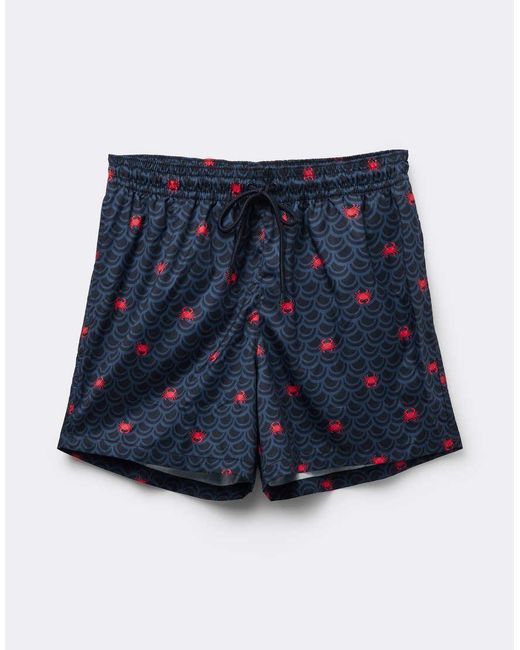 Tezenis Blue Printed Swimming Shorts for men