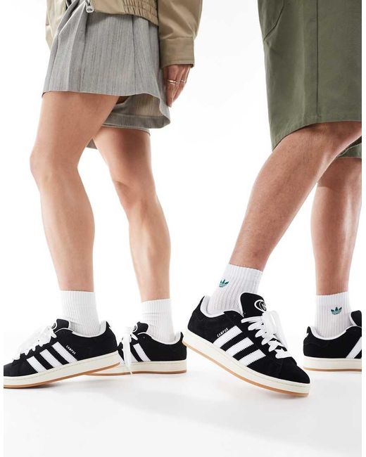Adidas Originals Blue Campus 00's Gum Sole Trainers