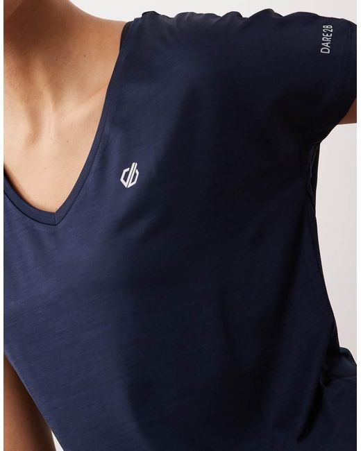 Dare 2b Blue Reflective Vigilant Lightweight T-Shirt