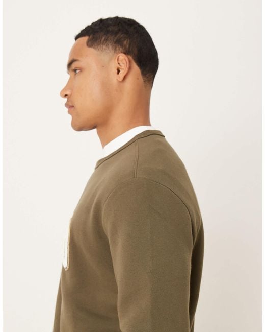 Polo Ralph Lauren Green Large Collegiate Script Logo Fleece Sweatshirt for men