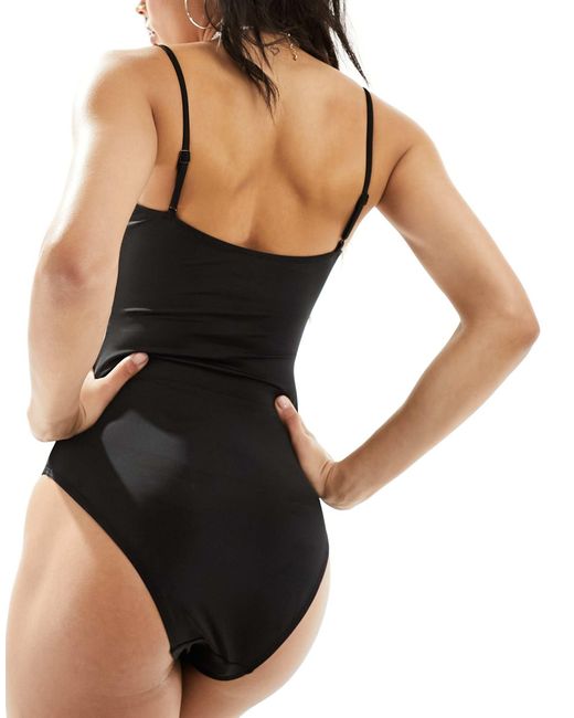 Monki Black – badeanzug