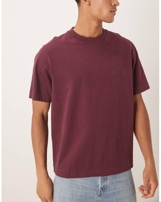 Pack De 3 Camisetas De Rojo Y Blanco De Tejido Grueso Premium De Abercrombie & Fitch de hombre de color Black