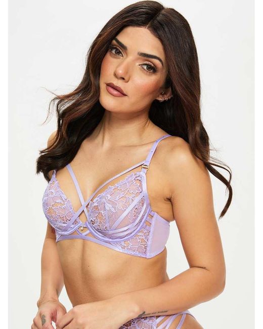 Ann Summers Purple Untold Desire Non Padded Plunge Bra