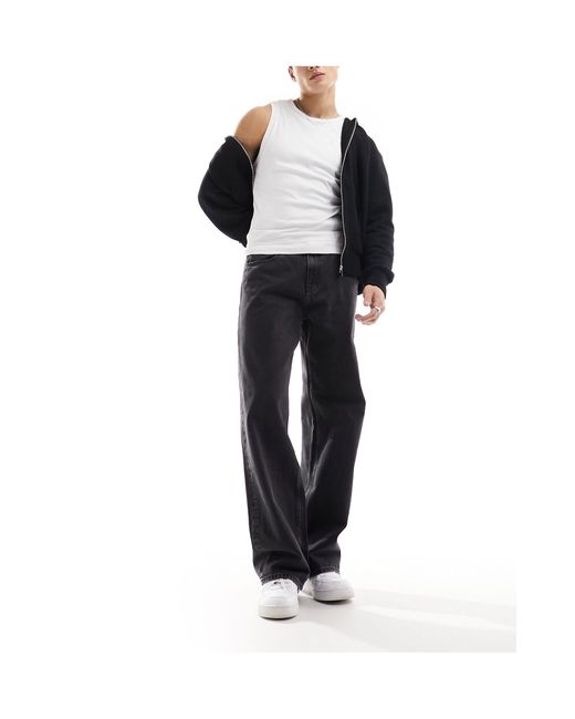 Calvin Klein – lockere 90er-jeans in Black für Herren