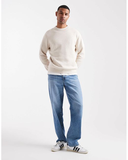 Jack & Jones Premium – strickpullover in White für Herren