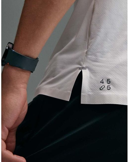 4505 Gray Premium Quick Dry Running T-shirt With Bonded Seams And Mesh Panel for men