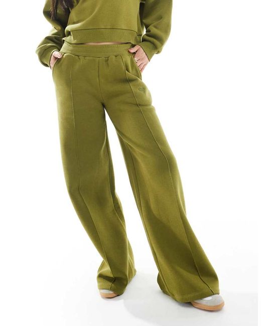 Miss Selfridge Green Wide Leg Jogger Co-Ord