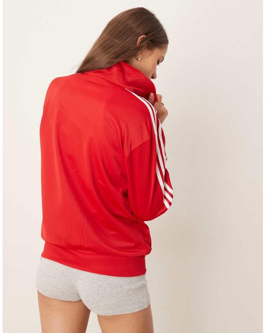 Chaqueta De Chándal Roja Firebird De -Rojo Adidas Originals de color Red