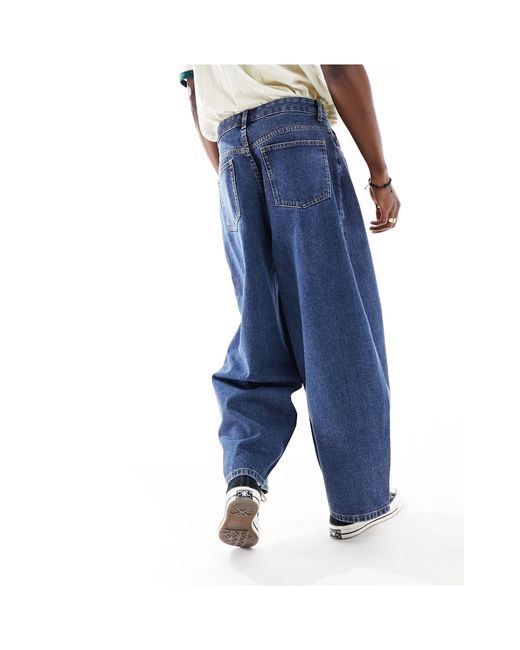 ASOS – oversize-jeans in Blue für Herren