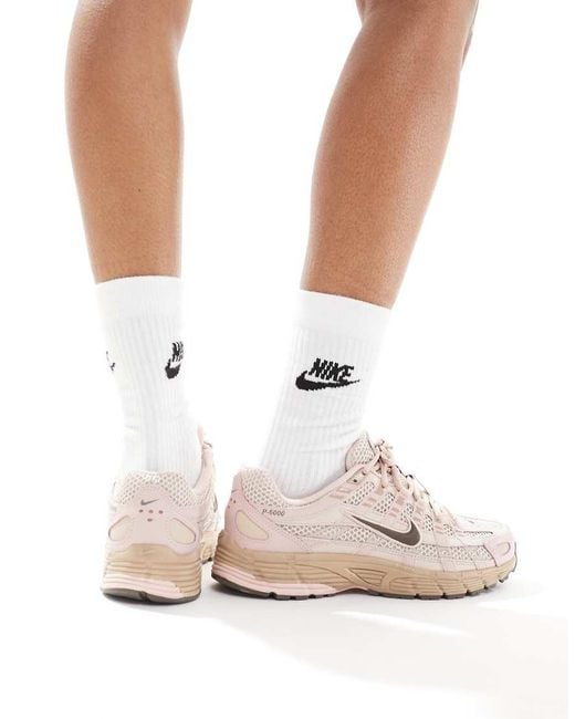 Nike Pink P-6000 Trainers