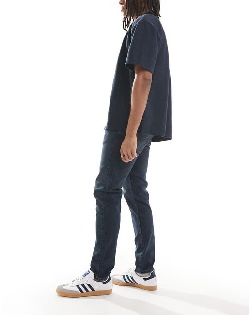 Vaqueros De Corte Tapered Slim Con 512 De -Azul Marino Levi's de hombre de color Blue