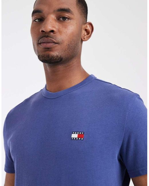 Tommy Hilfiger Blue Badge Logo T-Shirt for men