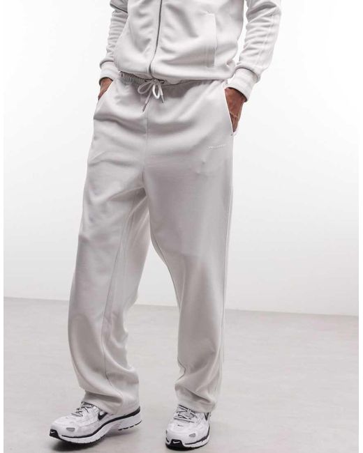 PEGADOR White Viro Wide Trackpants for men