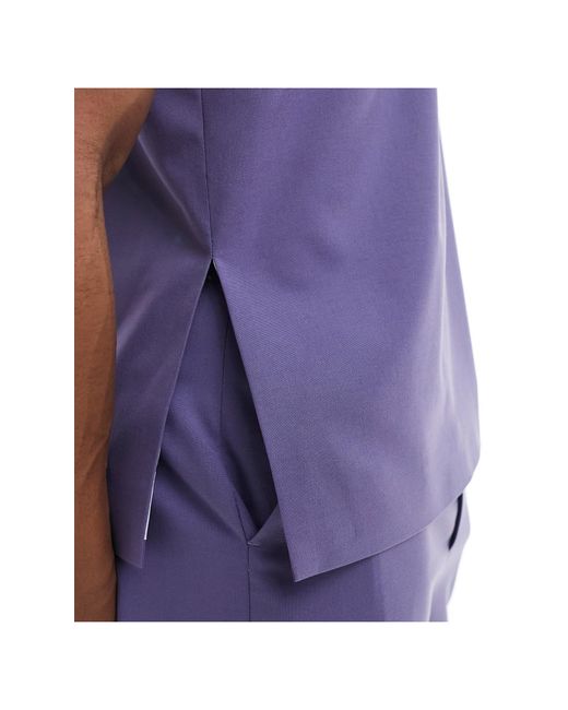 Top tissé sans manches - violet ASOS pour homme en coloris Purple