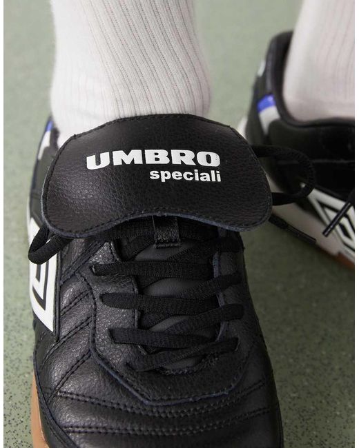 Umbro Gray Speciali Leather Sneakers for men