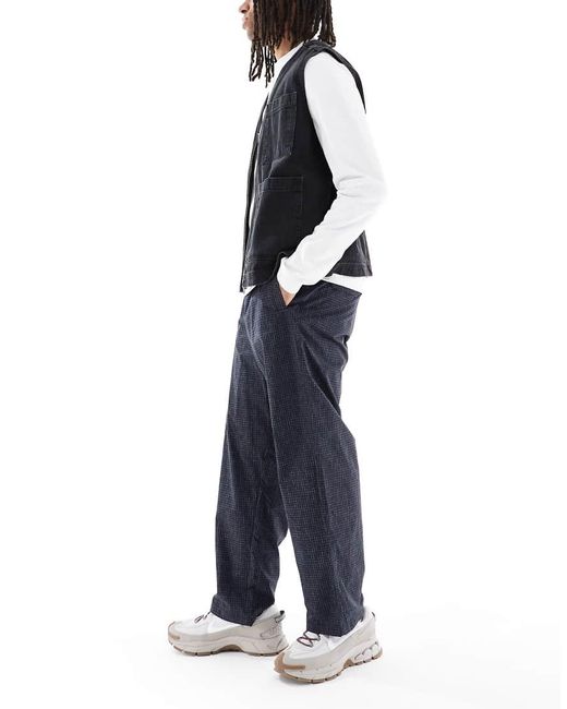 ASOS Blue baggy Pull On Trousers for men