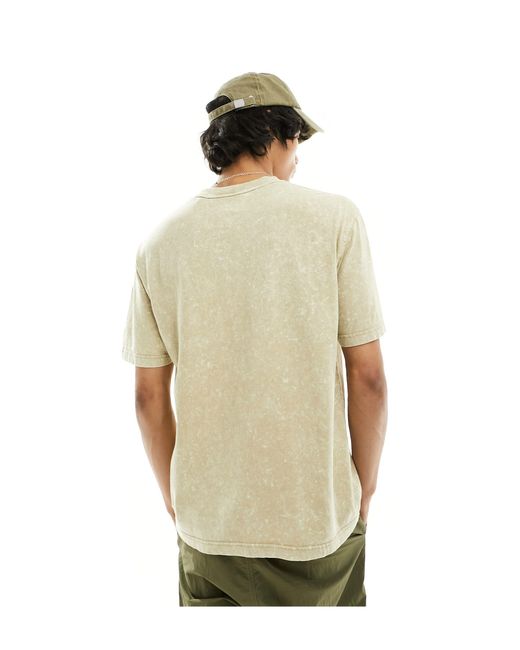 Newington - t-shirt - cassé délavé Dickies en coloris Natural