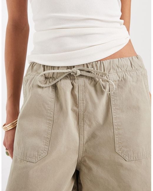 ASOS White Pull On Short