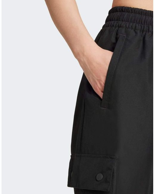 Adidas Originals Black Essentials Woven Cargo Pants