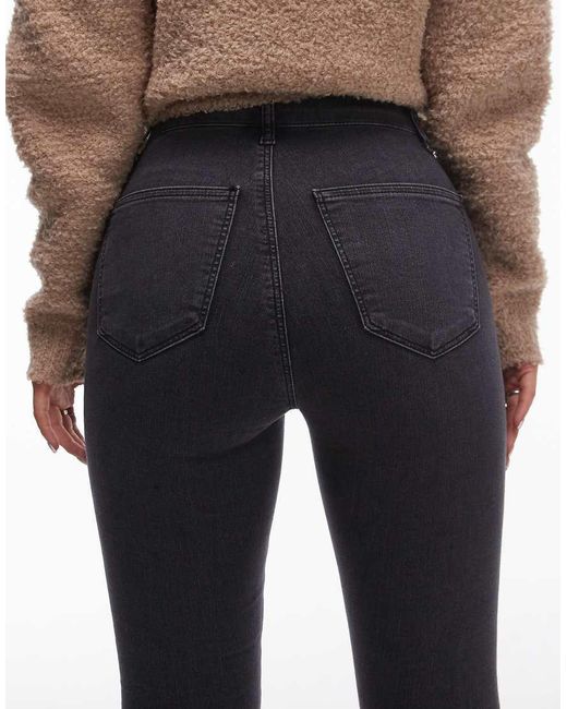 Topshop Hourglass Blue Joni High Rise Super Skinny Jean
