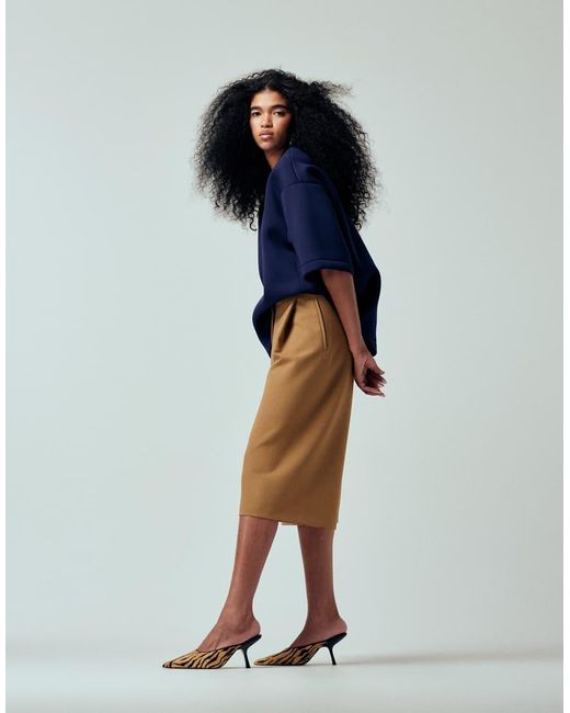 ASOS Blue Tailored Longline Culottes