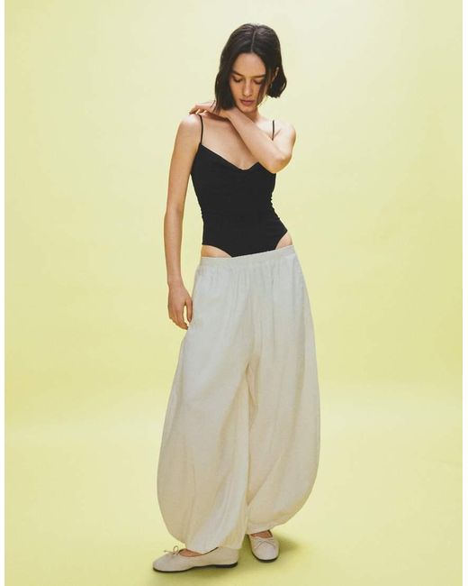 Bershka Black Draped Strap Body