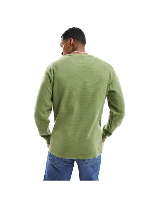Vans – alder – langärmliges shirt in Green für Herren