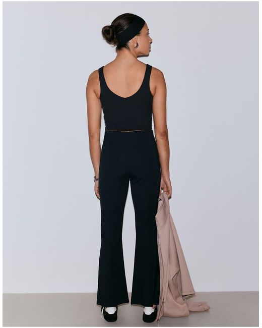 Aim'n White Luxe Kick Flare Leggings