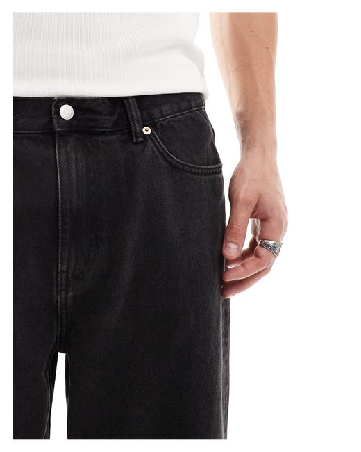 Galaxy - jean droit ample Weekday pour homme en coloris Black