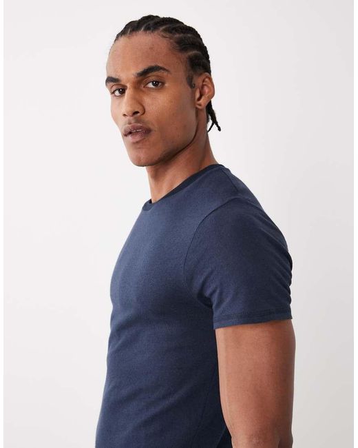 ASOS Blue Slim T-shirt for men