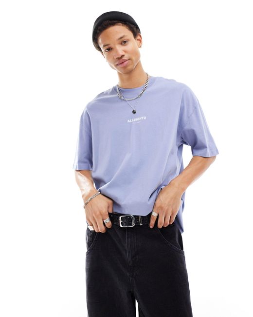 Subverse - t-shirt avec logo centré - clair AllSaints pour homme en coloris Blue