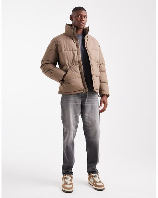 Only & Sons Natural Oversized Puffer Jacket for men