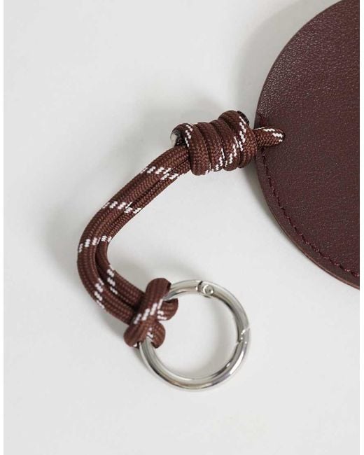 ASOS Brown Mini Coin Key Ring Purse