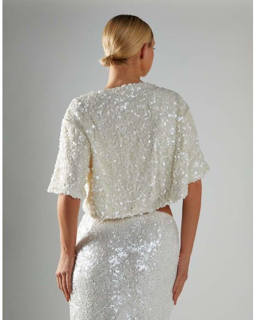 Collective The Label Gray Oversized Cropped T-Shirt