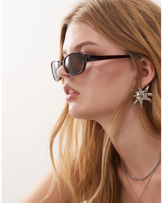 Lunettes Weekday en coloris Brown