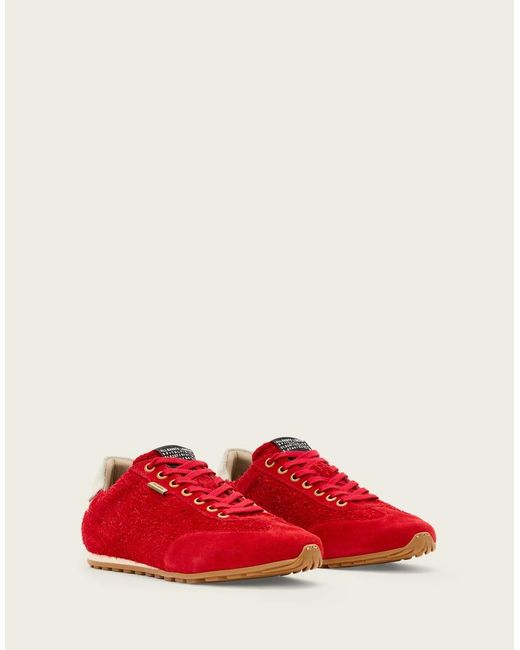 AllSaints Red Liam Sneaker