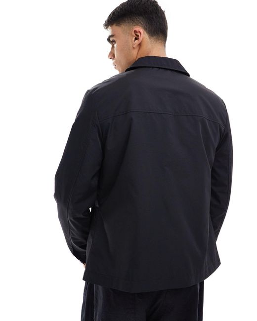 ASOS Blue Lightweight Harrington Jacket for men